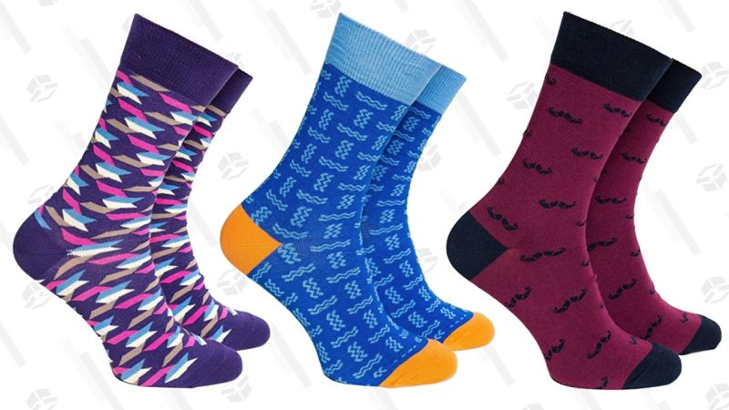Calcetines de vestir Barons Sock Club | $10 | Amazon | Tras usar el cupón del 20%
